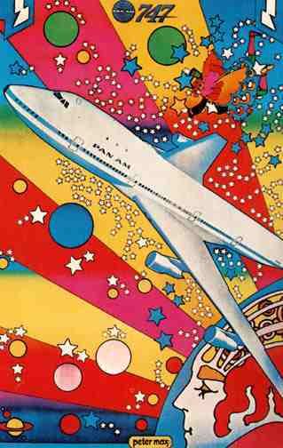 Peter Max Airplane Pictures, Images and Photos