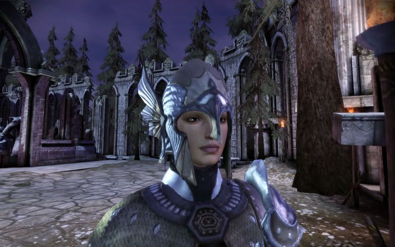 dragon age female armor. with the armor as shown in