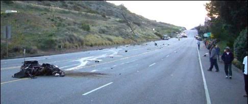 Ferrari Accident Picture