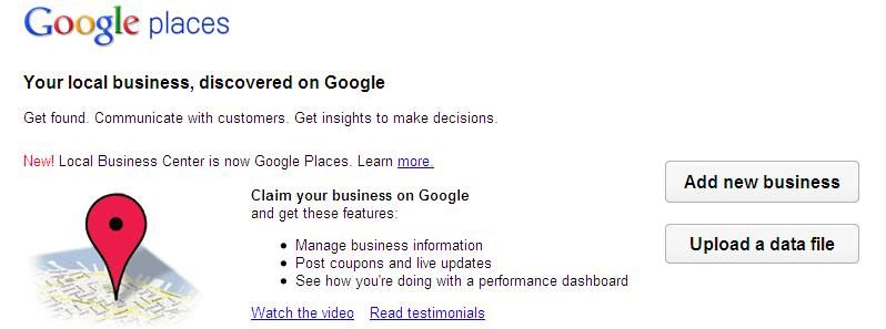 How to Register a Google Places Listing step2 How to Register a Google Places Listing
