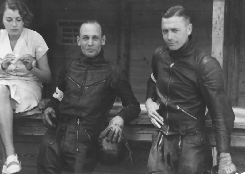 In_the_pits_at_the_fateful_1937_German_GP_Mildred_Woods_wife_of_Stanley_Woods_Jimmy_Guthrie_and_Freddie_Frith.jpg
