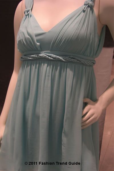 Grecian mini dress