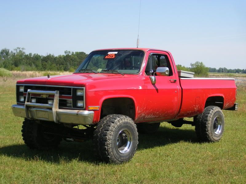 1986 chevy K10 lifted 6" with