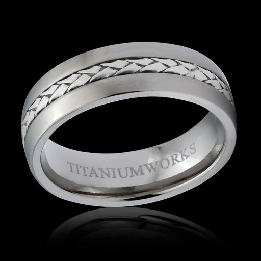 Details about Men's Titanium Wedding Band Ring Sizes 7-13+half sizes