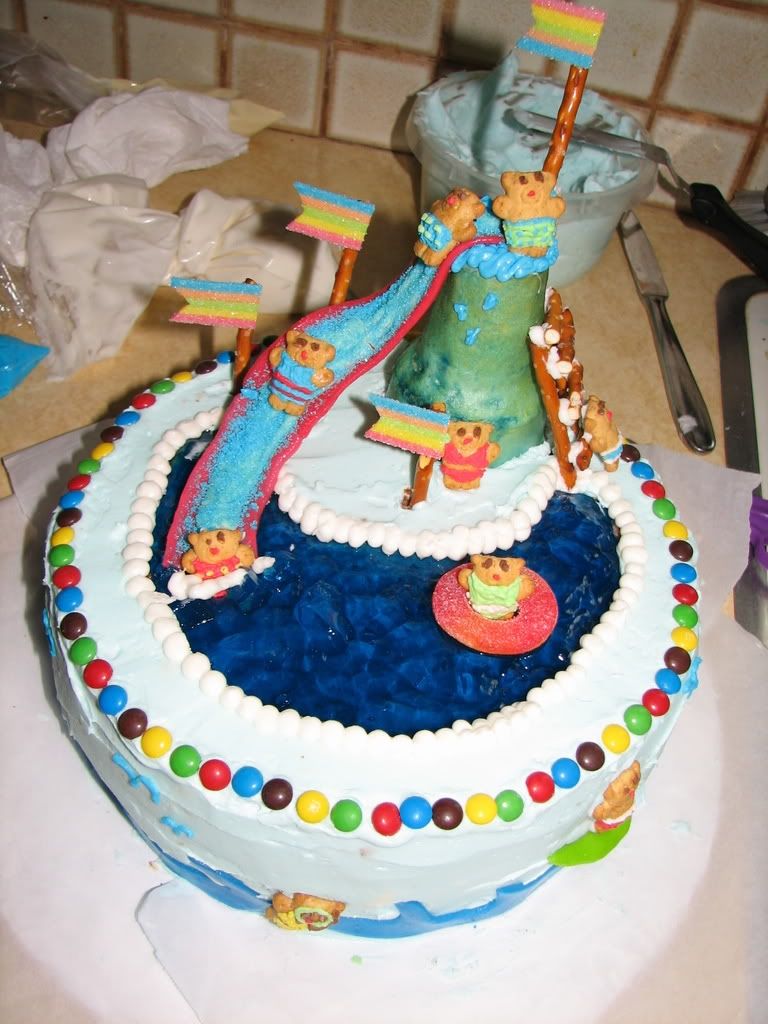 Waterpark Cake - COOKING