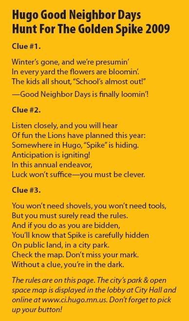 Hugo 2009 Clues 1-3