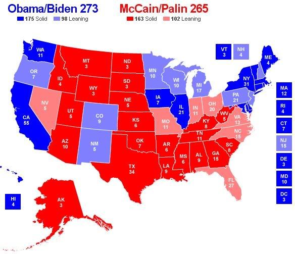 election prediction 9/21