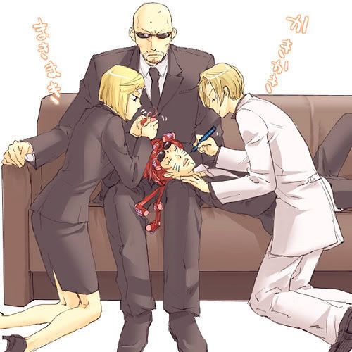 sobtheyaresomeantoreno.jpg reno, rude, elena, and rufus image by thetearsyoullneversee