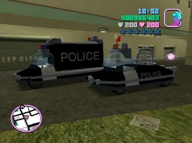 Police Car: http://www.filelodge.com/files/room32/8757_Police_Car.zip