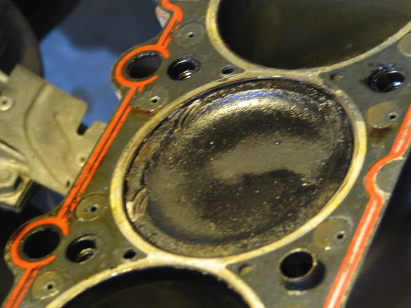 Piston resurfacing/cleaning after overrev