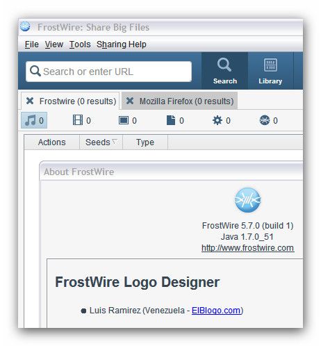 Code: Select all: OS: windows xp testForFrostWire(arg = [null]) urlParameter = /show. Reading update file from http://update.frostwire.com