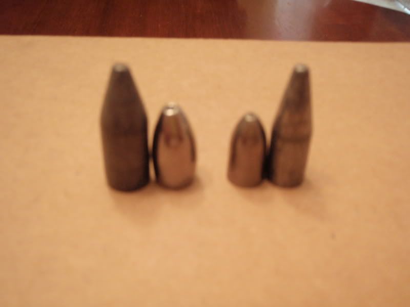 Tungsten and Lead size Comparison