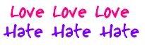 love and hate Pictures, Images and Photos