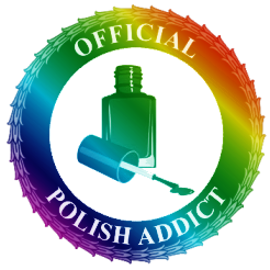 Official Nail Polish Addict Badge