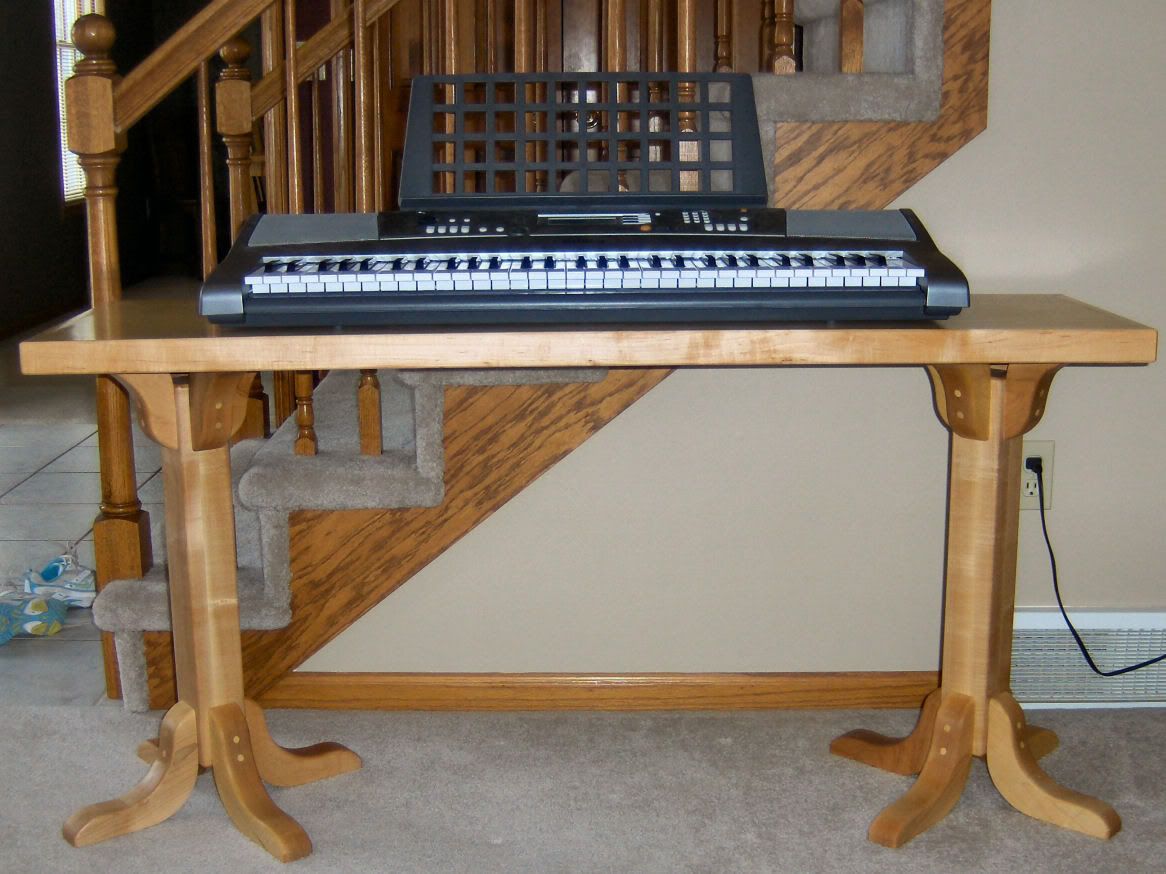 Wood Keyboard Stand