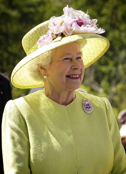 The Queen of Scotland, yesterday.