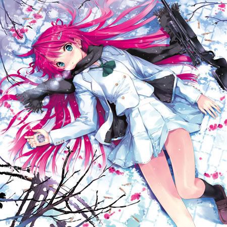 Guns and flower petals Pictures, Images and Photos