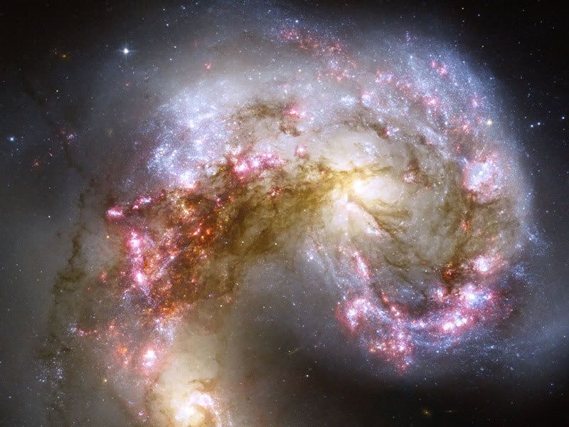 antennae galaxies collide