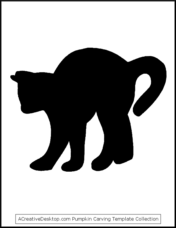 Cat template Halloween