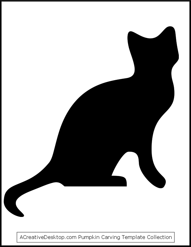 Cat template Halloween