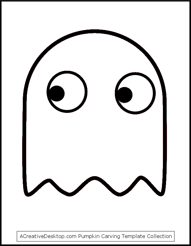 Free ghost pumpkin carving templates easy ghost patterns and