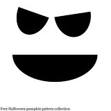 Funny Faces Halloween pumpkin carving templates
