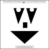 Funny Faces Halloween pumpkin carving templates