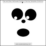 Funny Faces Halloween pumpkin carving templates