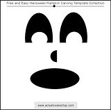 Funny Faces Halloween pumpkin carving templates