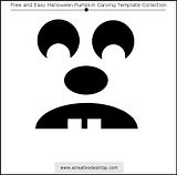 Funny Faces Halloween pumpkin carving templates
