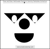 Funny Faces Halloween pumpkin carving templates