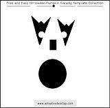 Funny Faces Halloween pumpkin carving templates