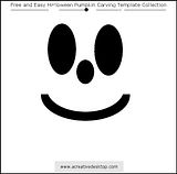 Funny Faces Halloween pumpkin carving templates