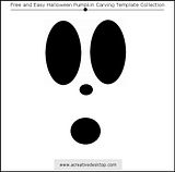 Funny Faces Halloween pumpkin carving templates
