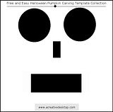 Funny Faces Halloween pumpkin carving templates