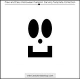 Funny Faces Halloween pumpkin carving templates