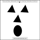 Funny Faces Halloween pumpkin carving templates