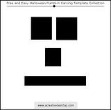 Funny Faces Halloween pumpkin carving templates