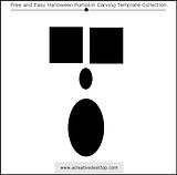 Funny Faces Halloween pumpkin carving templates