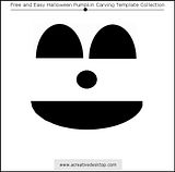 Funny Faces Halloween pumpkin carving templates