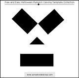 Funny Faces Halloween pumpkin carving templates
