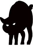 Halloween carving pumpkin patterns cats