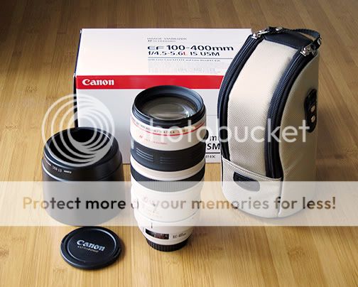 Canon EF 100 400mm f/4.5 5.6L IS USM zoom lens 0829662140424  
