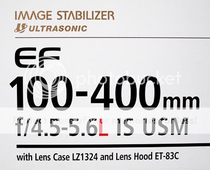 Canon EF 100 400mm f/4.5 5.6L IS USM zoom lens 0829662140424  