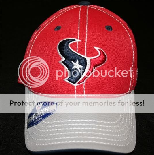 NEW NFL HOUSTON TEXANS Logo Slot Back Hat Cap Sz. YOUTH  