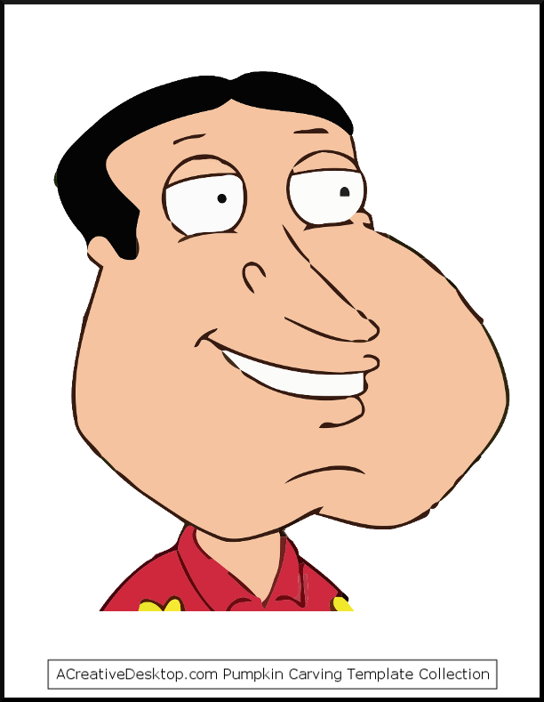 family-guy-quagmire-stencil-template.png Photo by nukemdomis | Photobucket